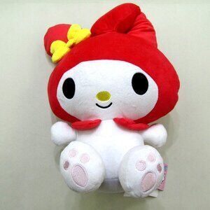 My Melody Plush Hello Kitty & Friends Red Hat Yellow Bow Sanrio Stuffed NWT